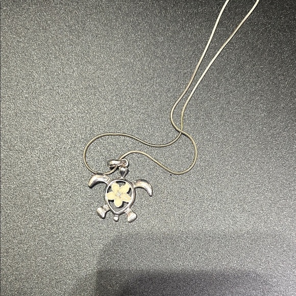 Accessories - Silver Turtle Pendant Necklace